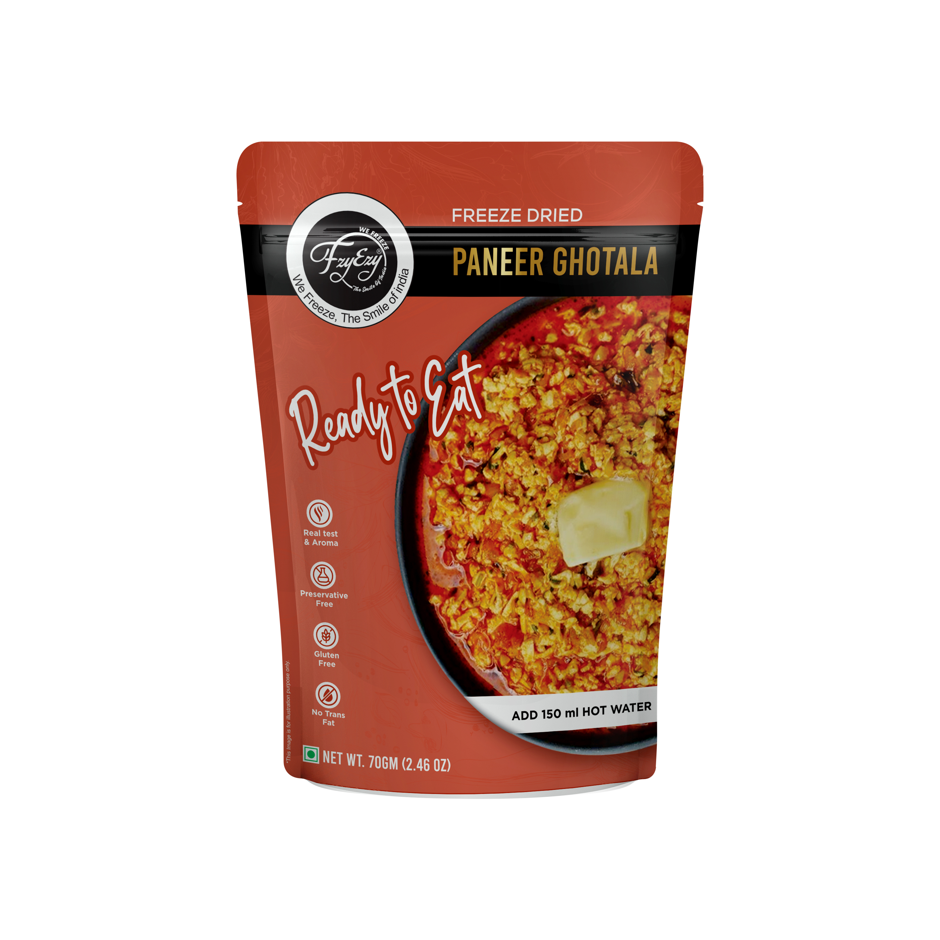 Freeze-Dried Paneer Ghotala – Ready to Eat | Authentic Indian Dish