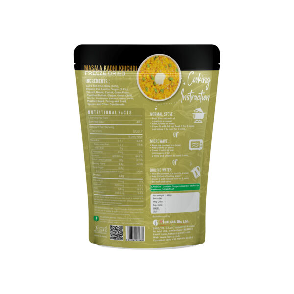 Freeze-Dried Masala Kadhi Khichdi – Ready to Eat