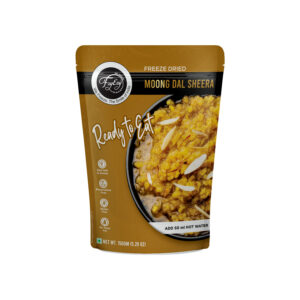 Freeze-Dried Moong Dal Sheera – Ready to Eat | Authentic Indian Sweet | Just Add Hot Water
