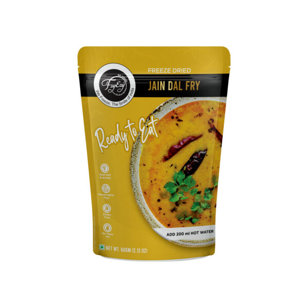 Freeze-Dried Jain Dal Fry – No Onion & Garlic | Ready to Eat | Healthy & Nutritious | Just Add Hot Water
