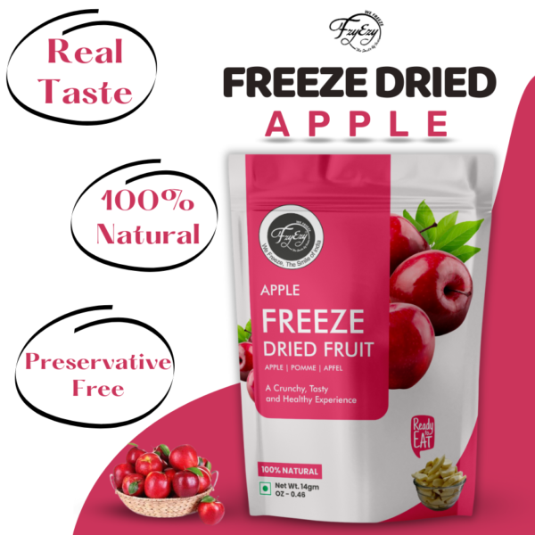 Freeze-Dried Apple Slices– 100% Natural, Crunchy & Ready-to-Eat | Sofisty Healthy Snacks - Image 5
