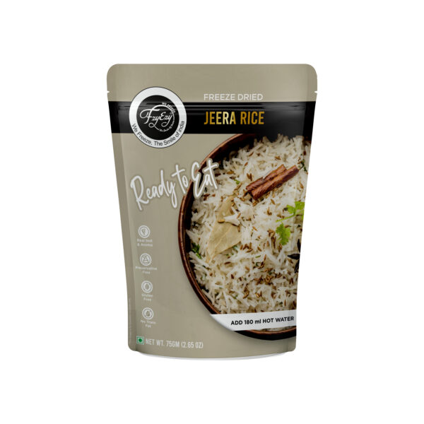 Freeze-Dried Jeera Rice – Ready to Eat | Instant & Aromatic Basmati Rice