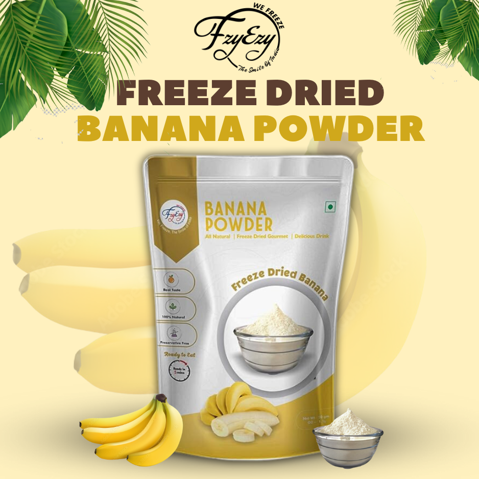 Premium Freeze-Dried Banana Powder | 100% Natural, Non-GMO, Gluten-Free, Vegan | Nutrient-Rich Superfood for Smoothies, Baking, Baby Food & Energy Boost | No Additives or Preservatives - Image 6