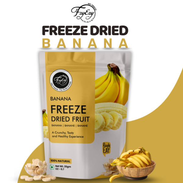 Freeze-Dried Banana Slices– 100% Natural, Crunchy & Ready-to-Eat | Sofisty Healthy Snacks - Image 6