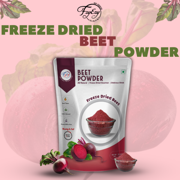 Premium Freeze-Dried Beetroot Powder | Natural Nitric Oxide Booster | Non-GMO, Gluten-Free, Vegan | Energy & Endurance Support | Perfect for Smoothies, Baking & Pre-Workout Drinks - Image 6