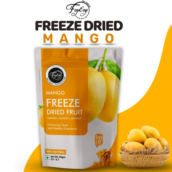 Freeze-Dried Mango Chunks– 100% Natural, Crunchy & Ready-to-Eat | Sofisty Healthy Snacks - Image 6