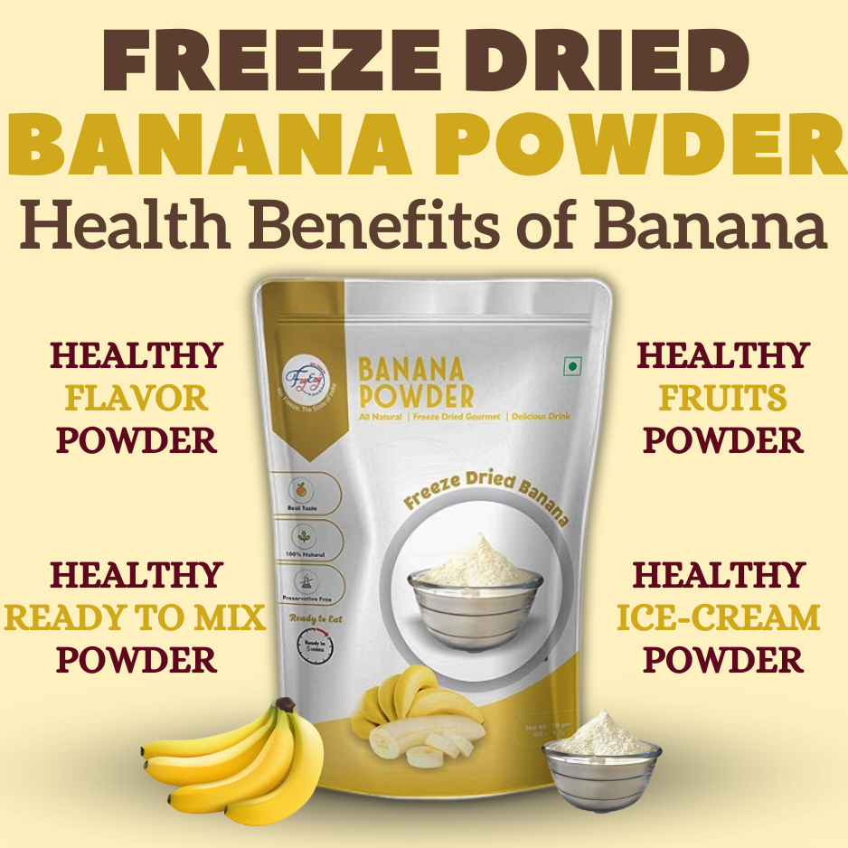 Premium Freeze-Dried Banana Powder | 100% Natural, Non-GMO, Gluten-Free, Vegan | Nutrient-Rich Superfood for Smoothies, Baking, Baby Food & Energy Boost | No Additives or Preservatives - Image 4