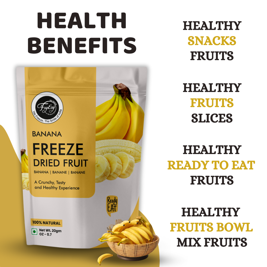 Freeze-Dried Banana Slices– 100% Natural, Crunchy & Ready-to-Eat | Sofisty Healthy Snacks - Image 4