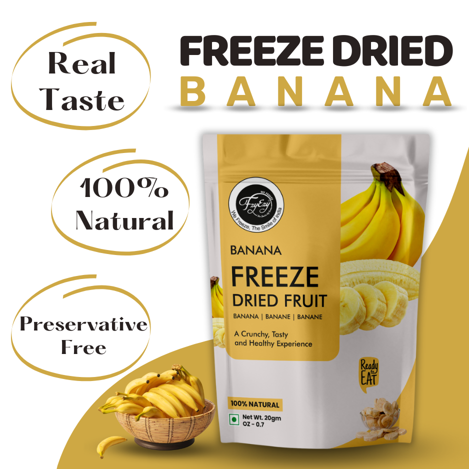 Freeze-Dried Banana Slices– 100% Natural, Crunchy & Ready-to-Eat | Sofisty Healthy Snacks - Image 5
