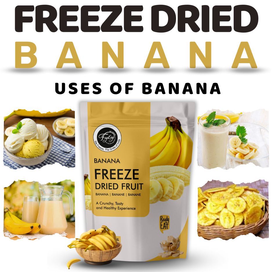 Freeze-Dried Banana Slices– 100% Natural, Crunchy & Ready-to-Eat | Sofisty Healthy Snacks - Image 3