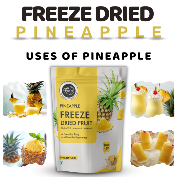 Freeze-Dried Pineapple Slices– 100% Natural, Crunchy & Ready-to-Eat | Sofisty Healthy Snacks - Image 3