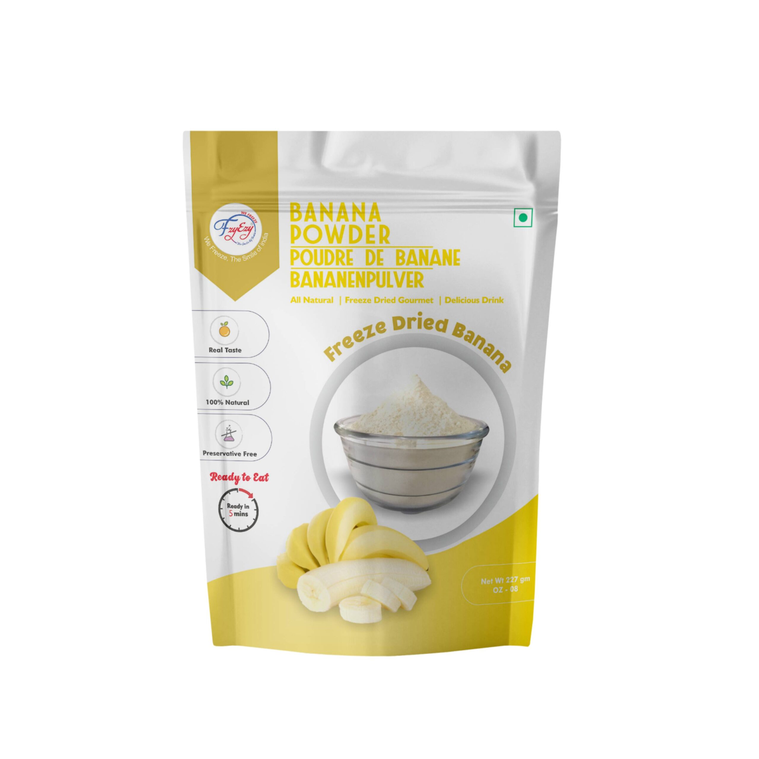 freeze-dried banana powder