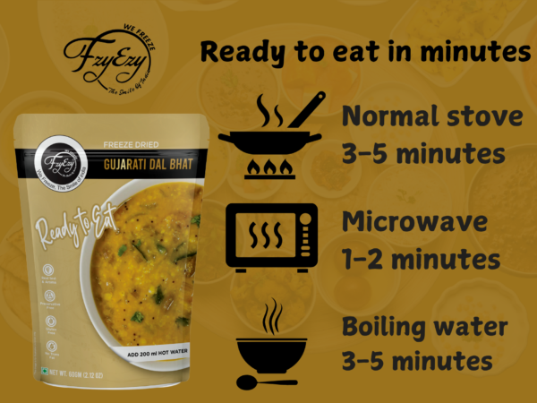Freeze-Dried Gujarati Dal Bhat – Ready to Eat | Authentic Home-Style Taste - Image 8