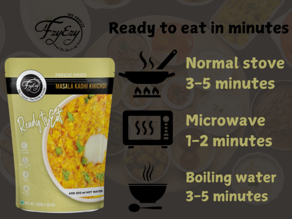 Freeze-Dried Masala Kadhi Khichdi – Ready to Eat | Authentic Indian Dish - Image 8