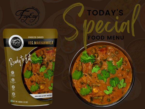 Freeze-Dried Veg Makhanwala | Ready-to-Eat Indian Curry | No Preservatives - Image 4