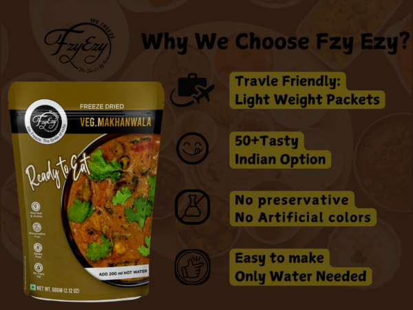 Freeze-Dried Veg Makhanwala | Ready-to-Eat Indian Curry | No Preservatives - Image 6