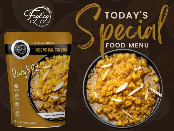 Freeze-Dried Moong Dal Sheera – Ready to Eat | Authentic Indian Sweet | Just Add Hot Water - Image 4