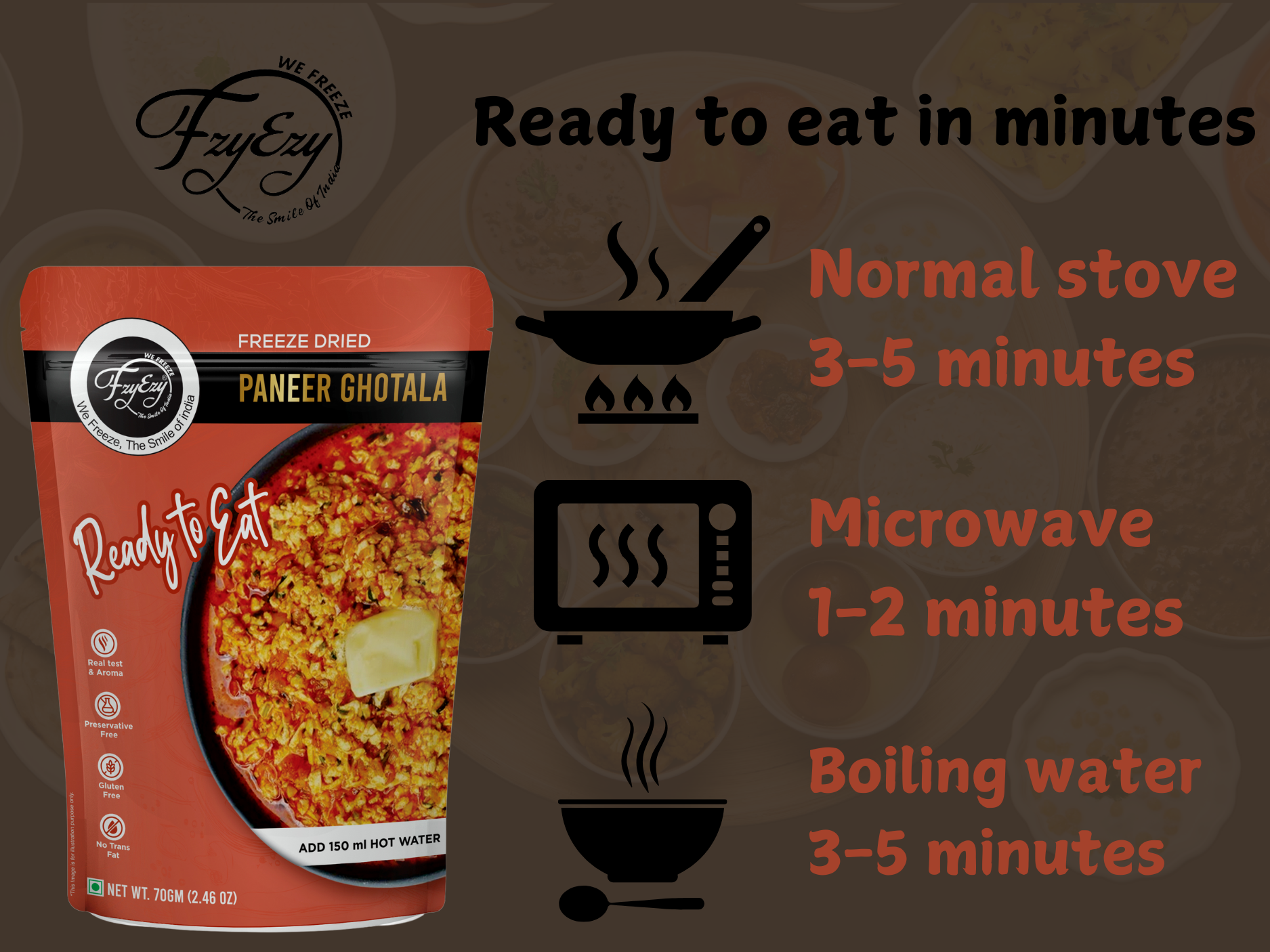 Freeze-Dried Paneer Ghotala – Ready to Eat | Authentic Indian Dish | High Protein | No Preservatives - Image 8