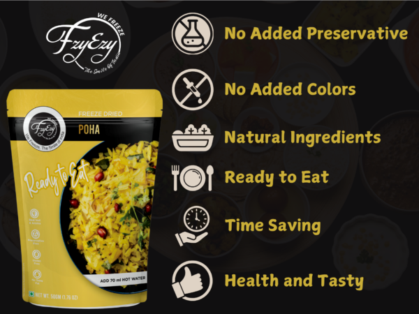 Freeze-Dried Poha – Instant & Tasty Ready-to-Eat Breakfast - Image 7