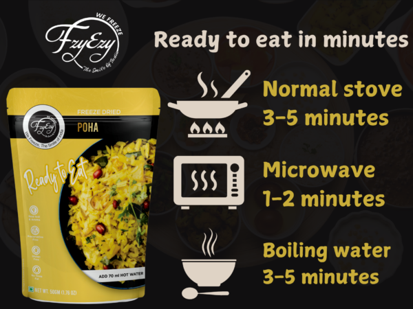 Freeze-Dried Poha – Instant & Tasty Ready-to-Eat Breakfast - Image 8