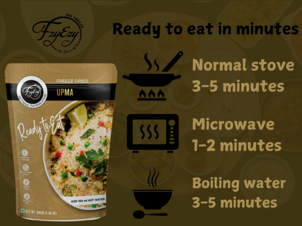 Freeze-Dried Upma – Ready-to-Eat South Indian Breakfast - Image 8