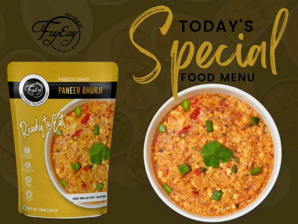 Freeze-Dried Paneer Bhurji – 70g | Ready-to-Eat Authentic Indian Meal - Image 4