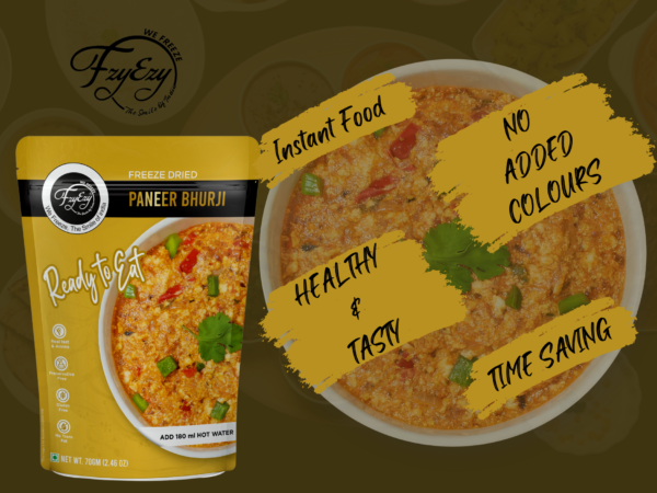 Freeze-Dried Paneer Bhurji – 70g | Ready-to-Eat Authentic Indian Meal - Image 5