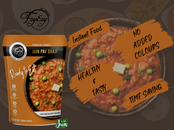 Freeze-Dried Jain Pav Bhaji – No Onion & Garlic | Ready to Eat | Just Add Hot Water - Image 5