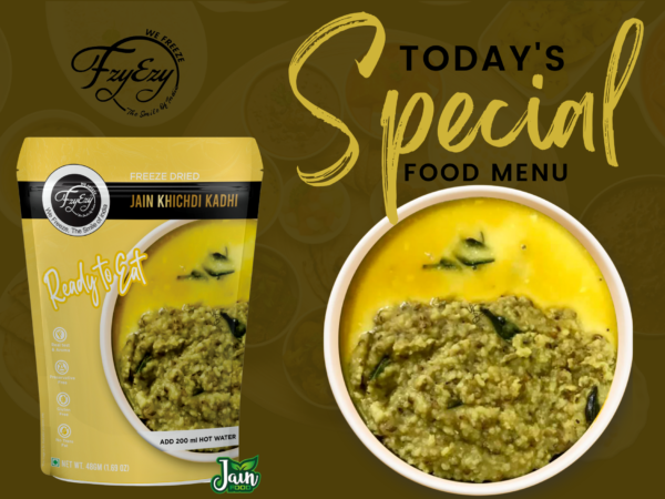 Freeze-Dried Jain Khichdi Kadhi – No Onion & Garlic | Ready to Eat | Just Add Hot Water - Image 4