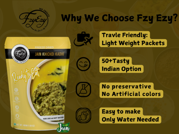 Freeze-Dried Jain Khichdi Kadhi – No Onion & Garlic | Ready to Eat | Just Add Hot Water - Image 6