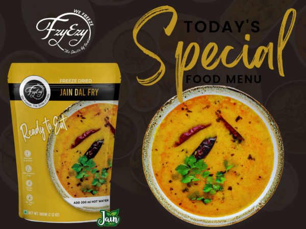 Freeze-Dried Jain Dal Fry – No Onion & Garlic | Ready to Eat | Just Add Hot Water - Image 4