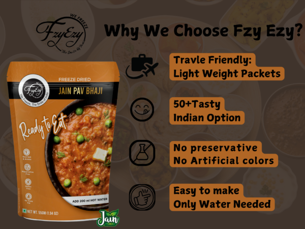 Freeze-Dried Jain Pav Bhaji – No Onion & Garlic | Ready to Eat | Just Add Hot Water - Image 6