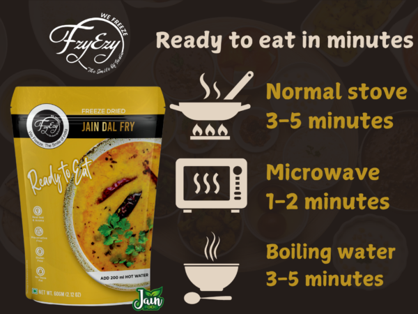 Freeze-Dried Jain Dal Fry – No Onion & Garlic | Ready to Eat | Just Add Hot Water - Image 8