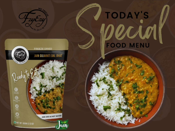 Freeze-Dried Jain Gujarati Dal Bhat – No Onion & Garlic | Ready to Eat | Authentic & Healthy - Image 4