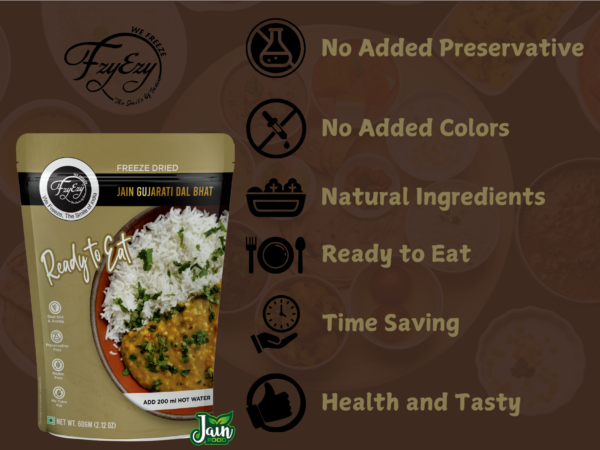 Freeze-Dried Jain Gujarati Dal Bhat – No Onion & Garlic | Ready to Eat | Authentic & Healthy - Image 6