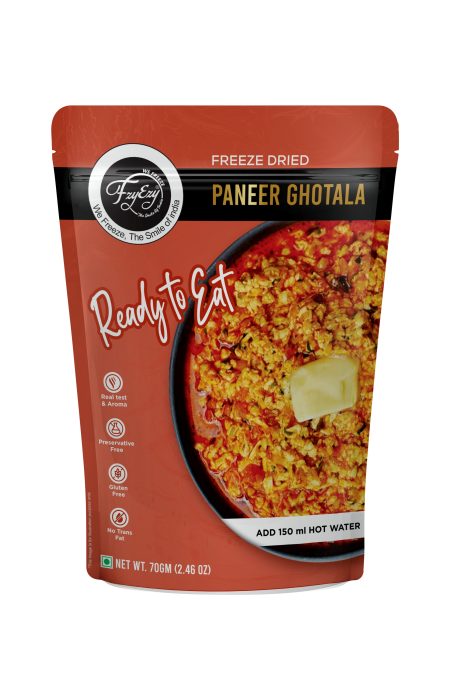 Freeze-Dried Paneer Ghotala – Ready to Eat | Authentic Indian Dish