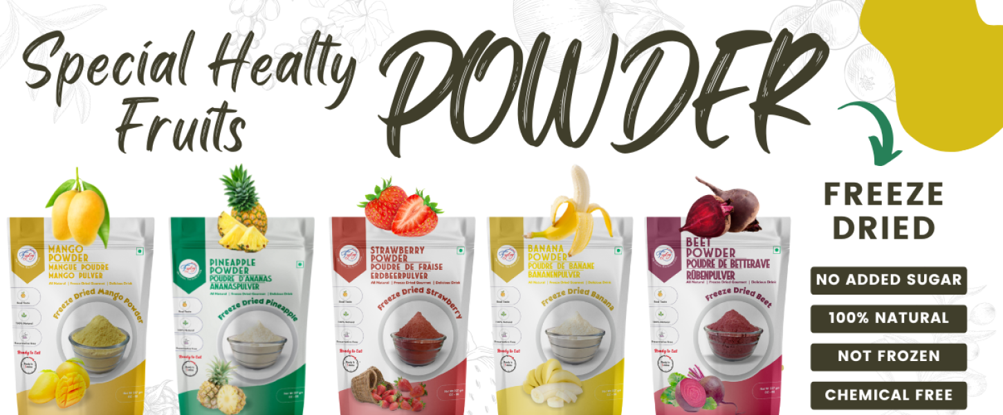 freeze dried fruit powder